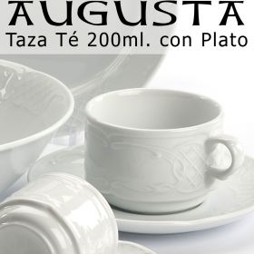Tazas Desayuno 320ml con Plato Melide SALVORA Pontesa / Santa Clara