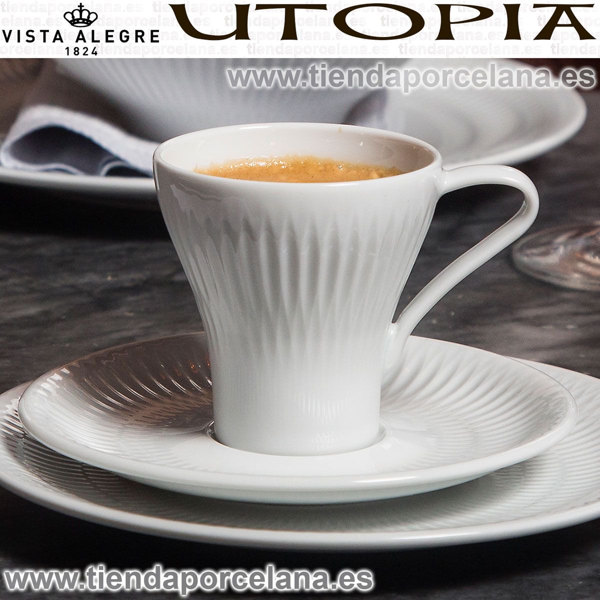 Taza Café con Leche Porcelana Estilo - Porcelana Antigua