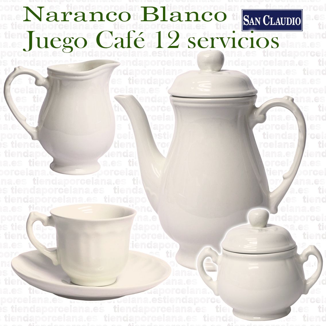 Juego de café 27 piezas Grana New San Claudio · San Claudio · El