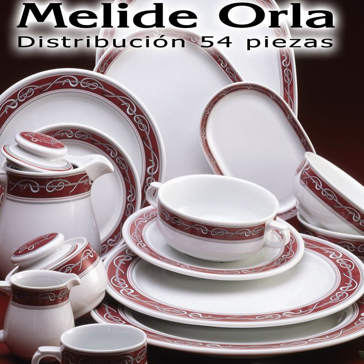 Vajilla 54 piezas Pontesa / Santa Clara Melide Orla